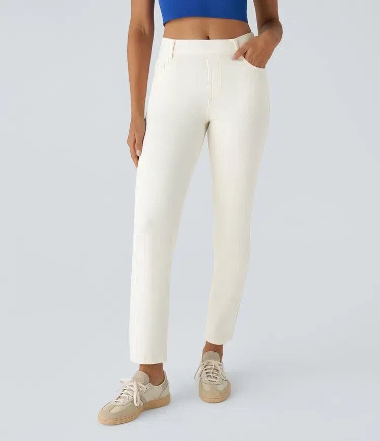Blake | High-Waisted Comfortable Trousers with Pockets