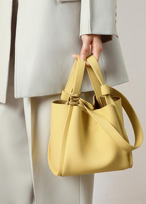 Vesalie | Structured Leather Bucket Tote