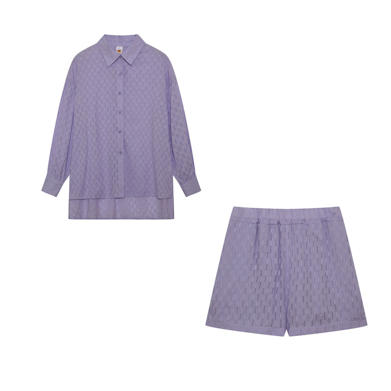 Wren | Women's Longline Stylish Shirt & Shorts Set