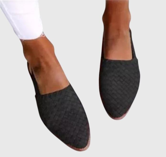 Hazel | Orthopedic Woven Flat Loafers