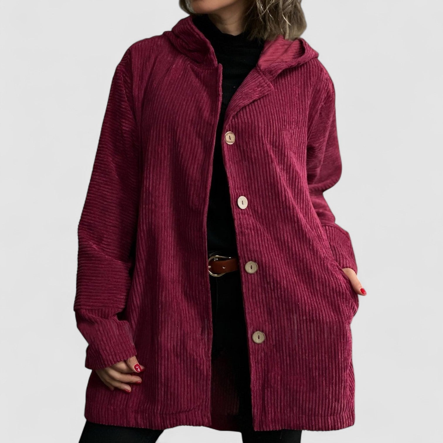 Adalynn | Women's Cozy Hooded Jacket with Hooded