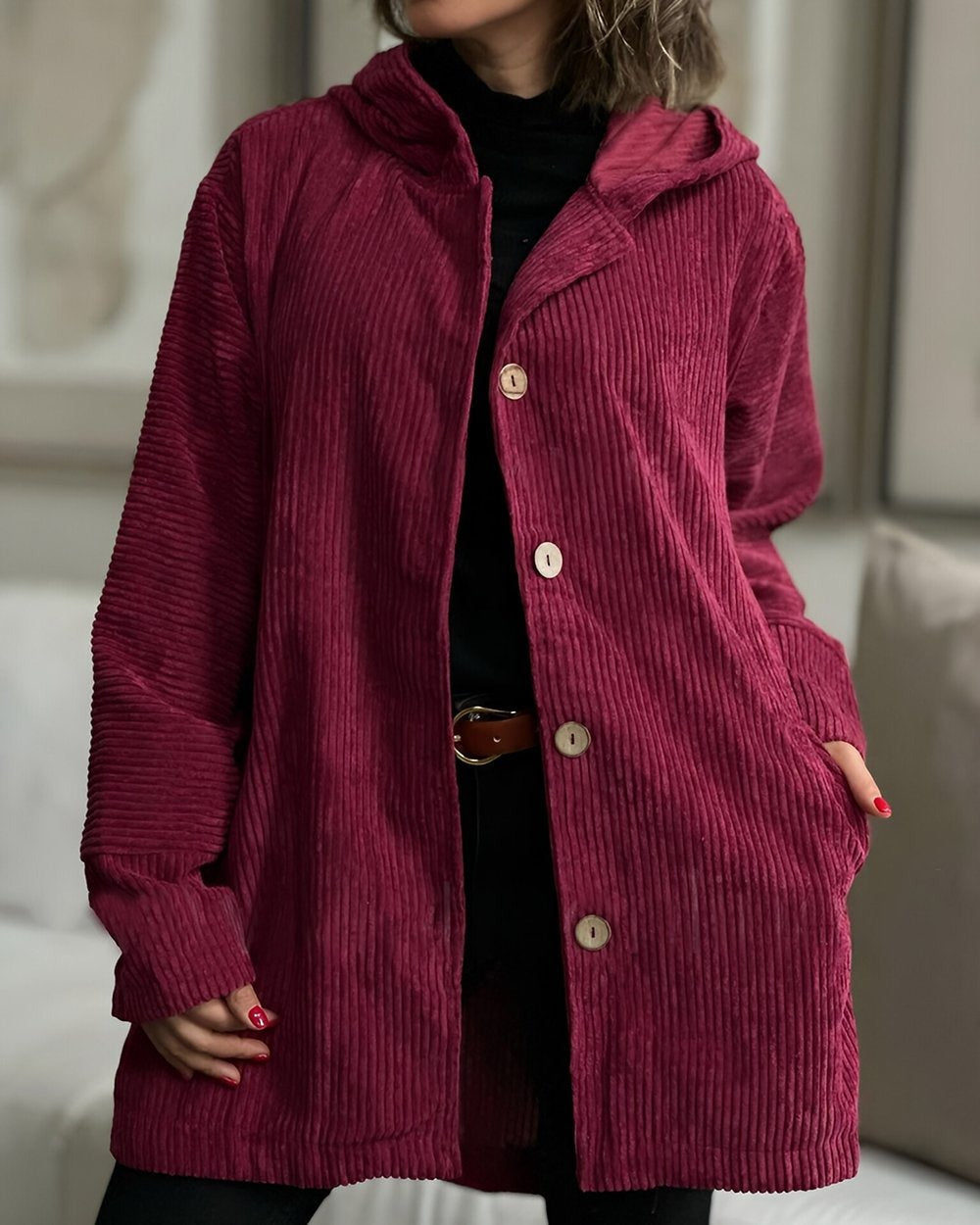 Adalynn | Women's Cozy Hooded Jacket with Hooded
