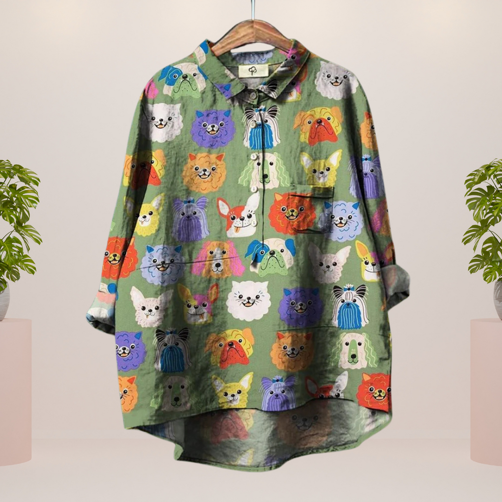 Winona | Women's Trendy Fashion Print Art Shirt
