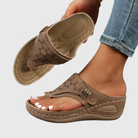 Zoey | Orthopedic Slip-On Wedge Sandals