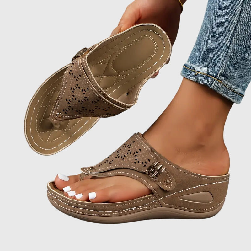 Zoey | Orthopedic Slip-On Wedge Sandals