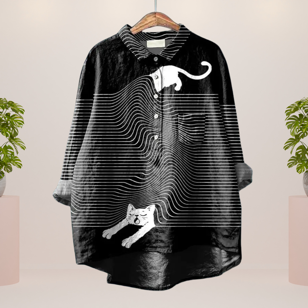 Winona | Women's Trendy Fashion Print Art Shirt