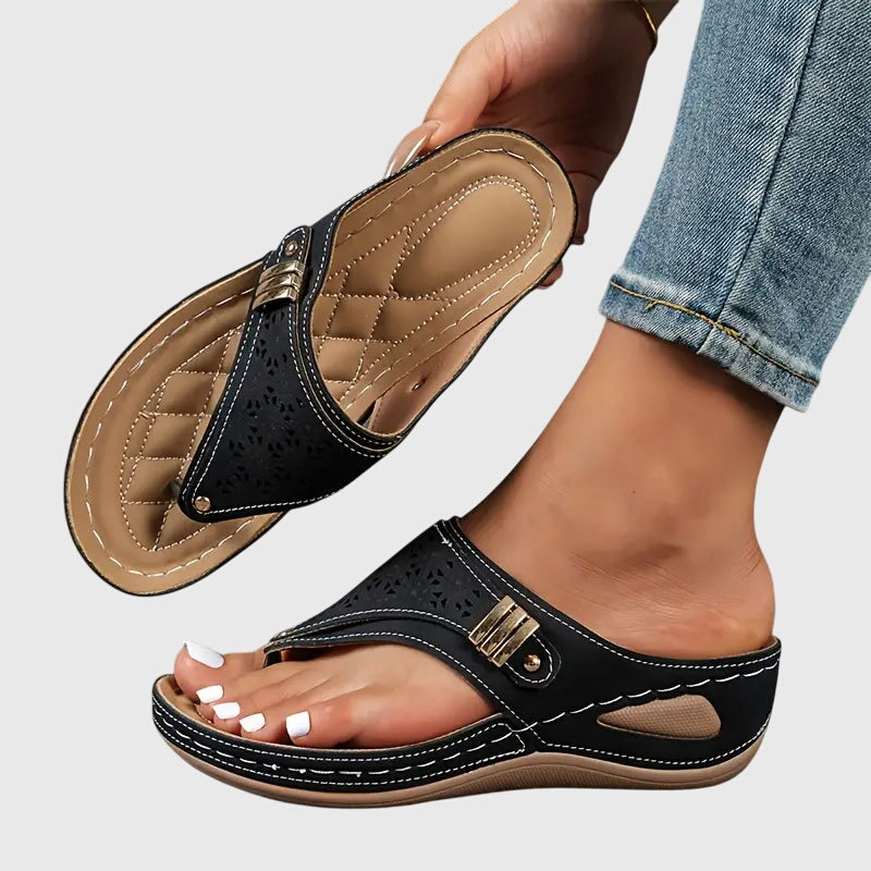 Zoey | Orthopedic Slip-On Wedge Sandals