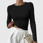 Greta | Longline Comfortable Long Sleeve Top
