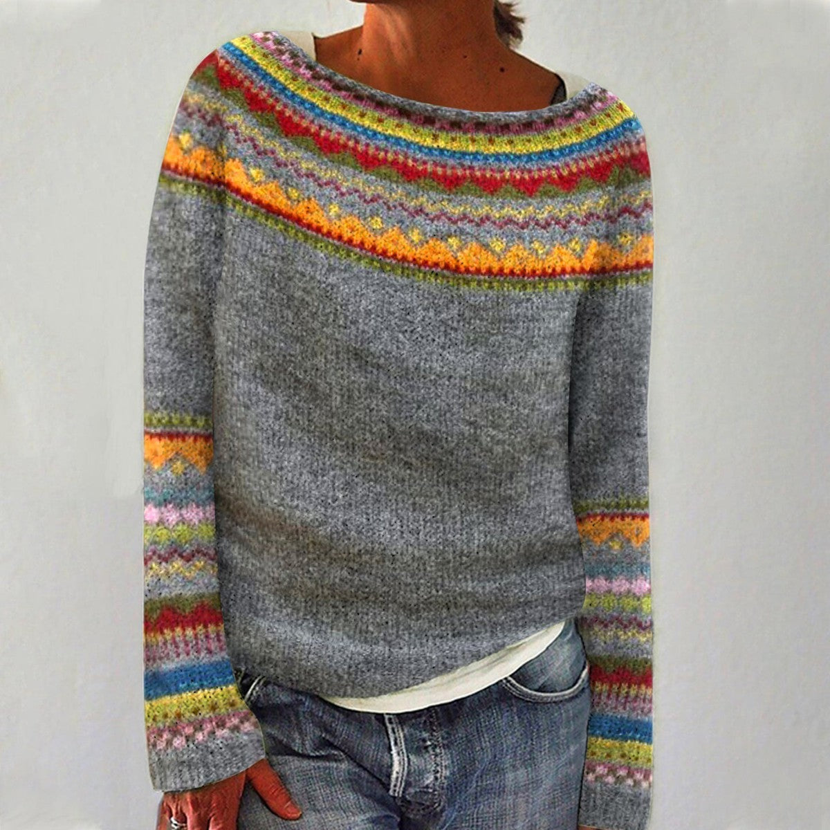 Paisley | Women's Casual Retro Pullover
