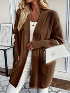 Flora | Women's Longline Relaxed Cozy Cardigan