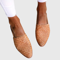 Hazel | Orthopedic Woven Flat Loafers