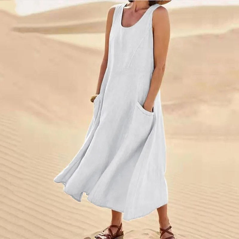 Tessa | Summer Linen Dress