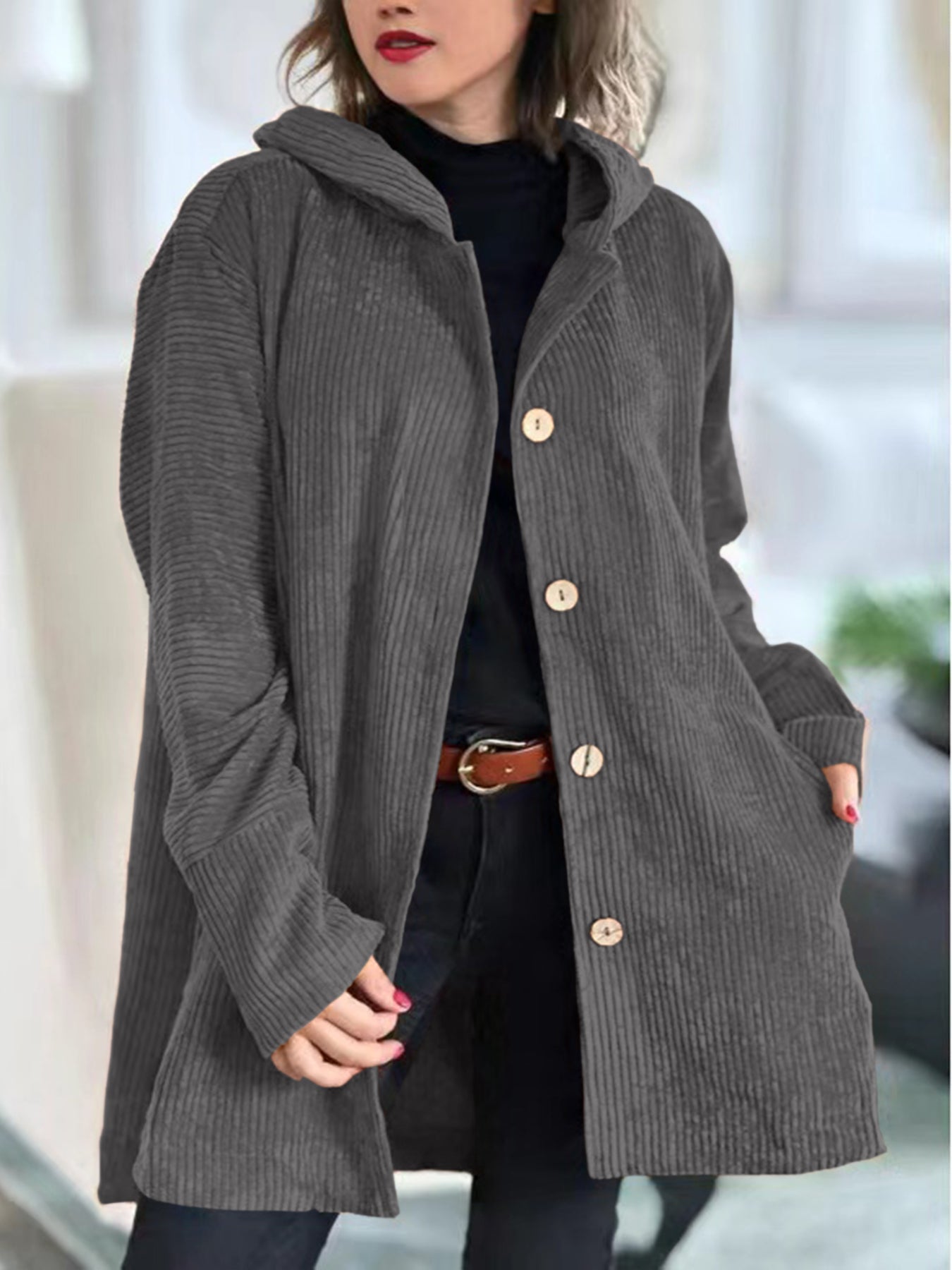 Adalynn | Women's Cozy Hooded Jacket with Hooded