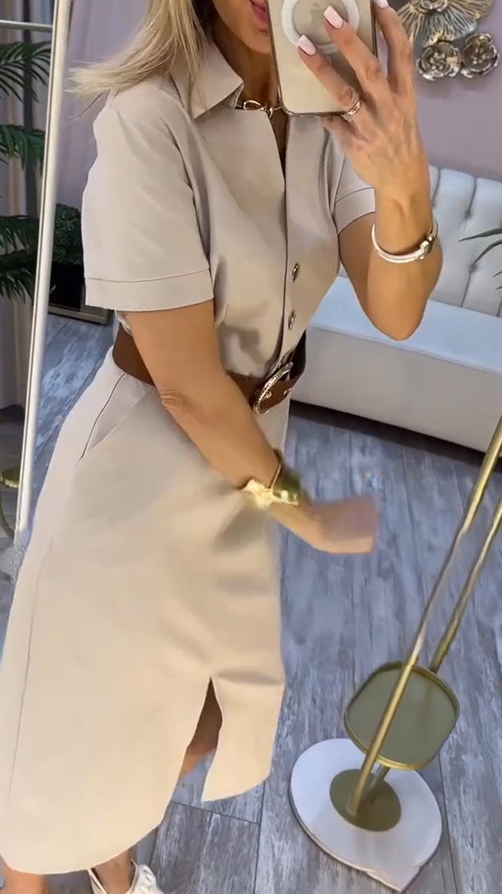 Elodie | Casual Layering Midi Dress