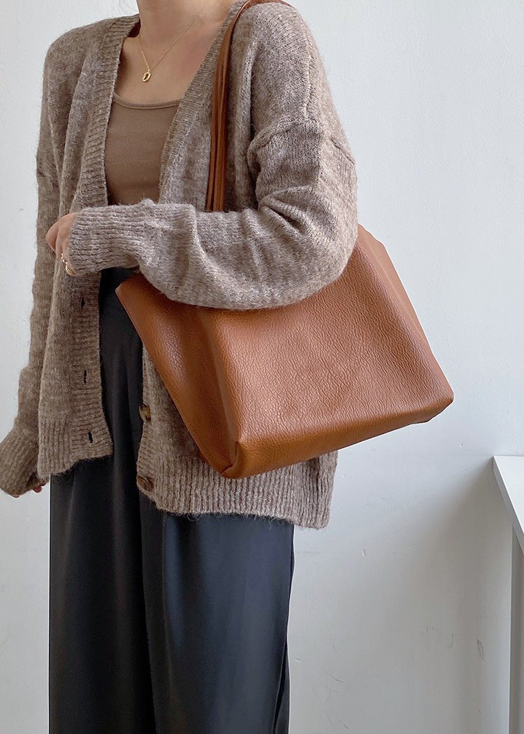 Vesper | Minimal Soft Leather Tote