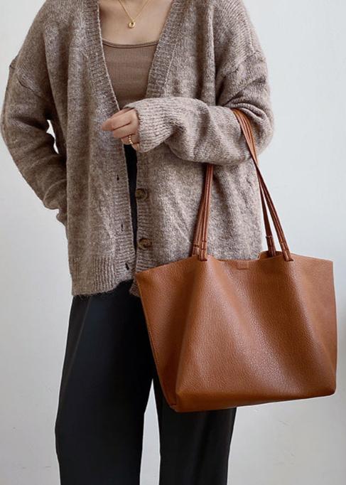Vesper | Minimal Soft Leather Tote