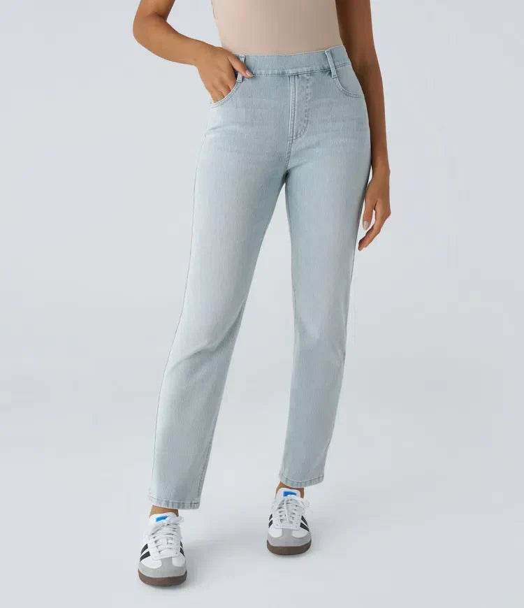Blake | High-Waisted Comfortable Trousers with Pockets