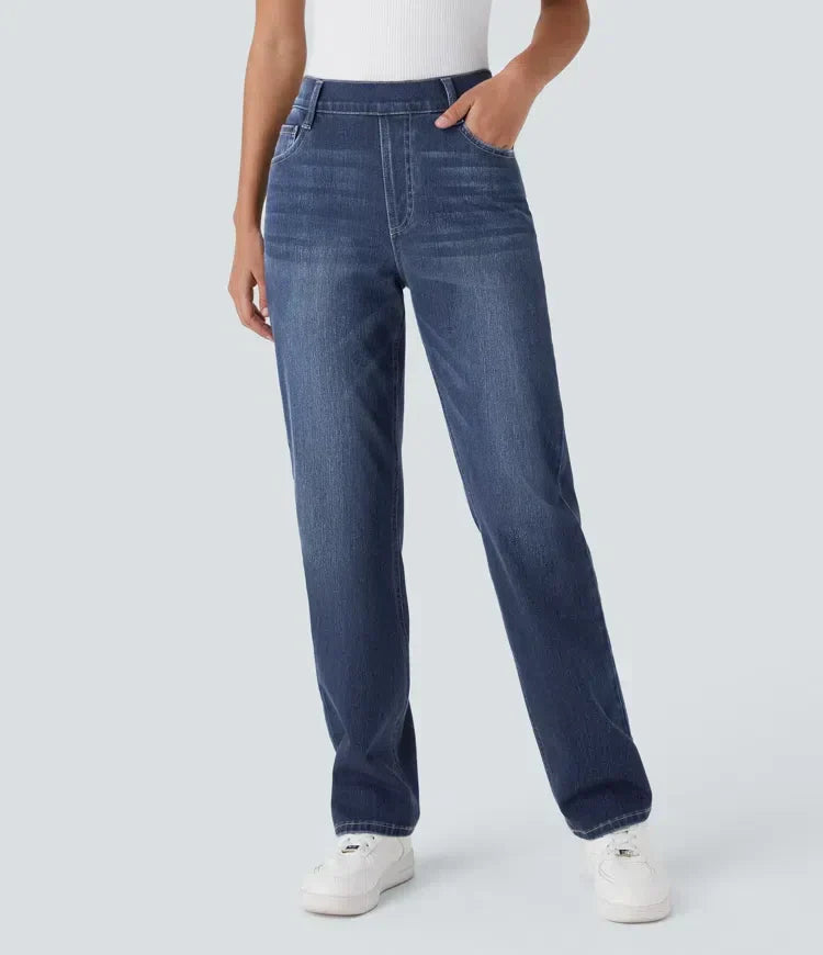 Blake | High-Waisted Comfortable Trousers with Pockets