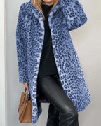 Vivian | Leopard Print Long Coat