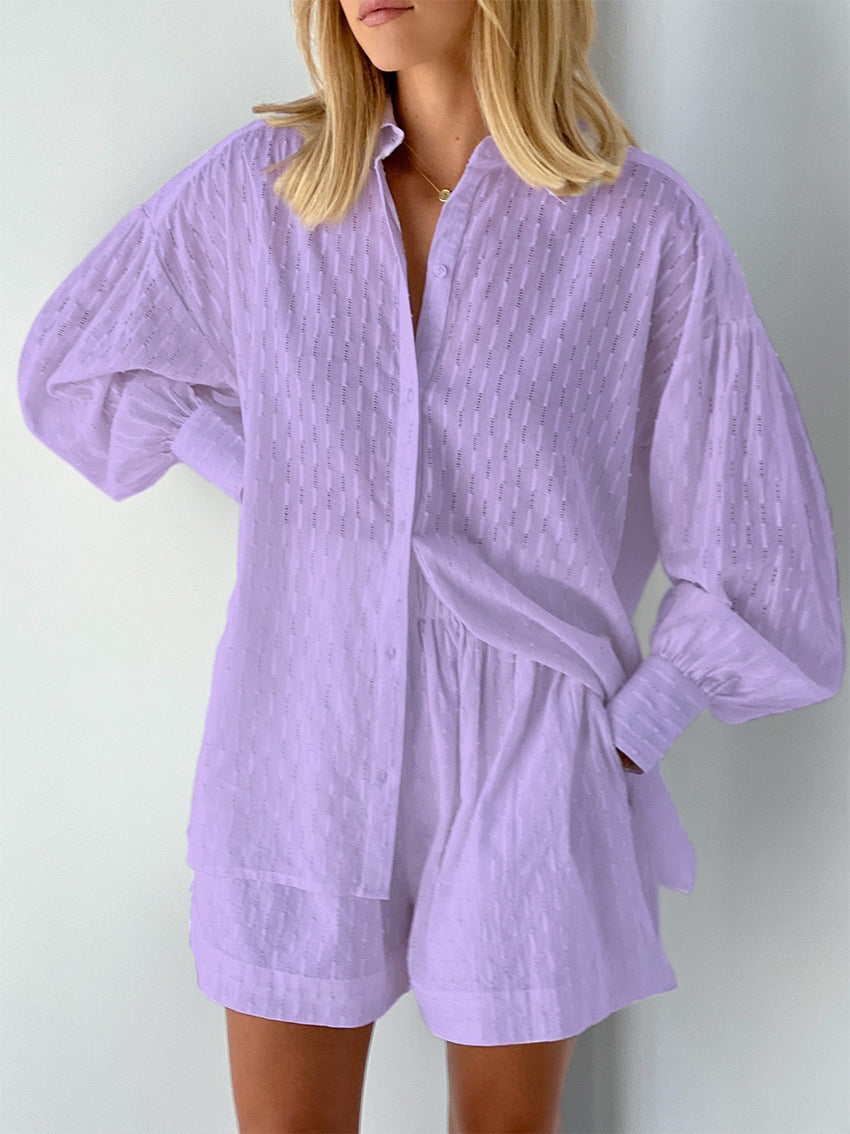 Wren | Women's Longline Stylish Shirt & Shorts Set