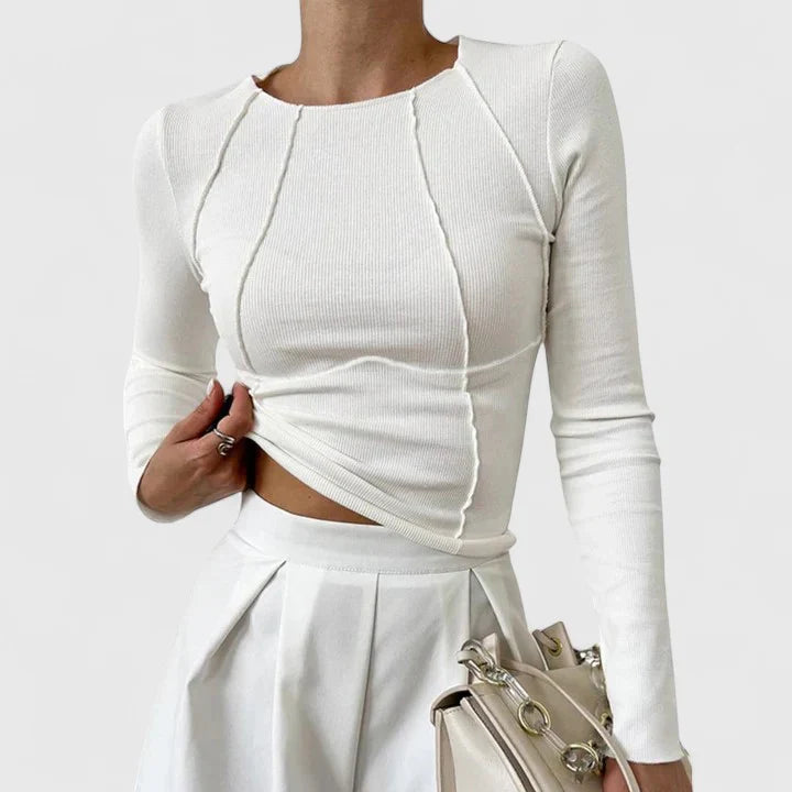 Greta | Longline Comfortable Long Sleeve Top