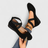 Finley | Orthopedic Cross-Strap Flat Sandals