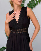 Colette | Lace Tank Midi Dress