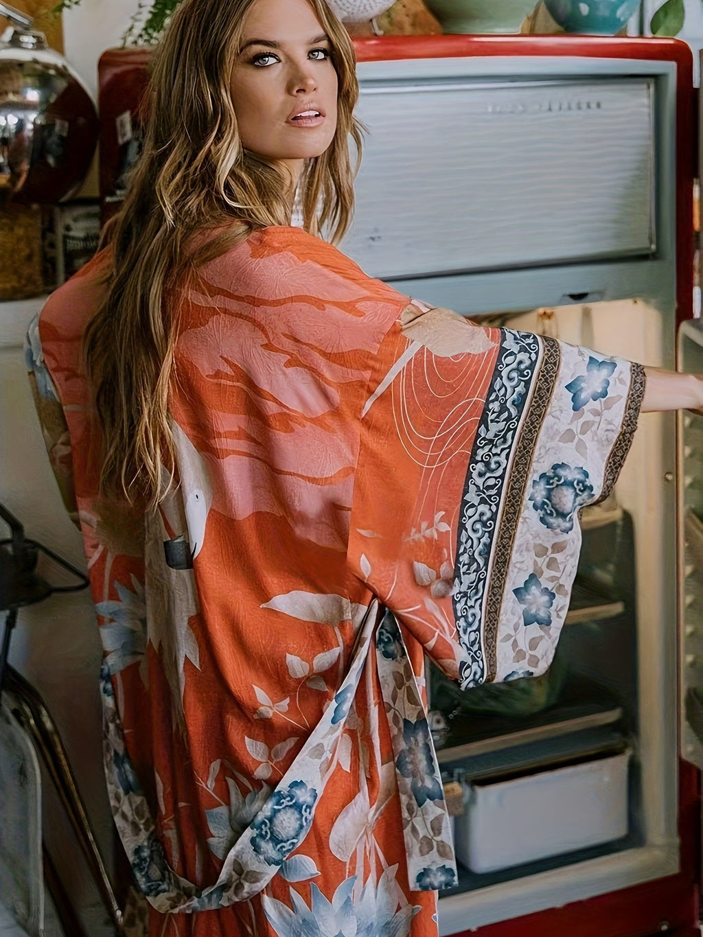 Anouk | Floral Beach Kimono
