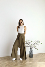 Odessa | Wide Linen Trousers