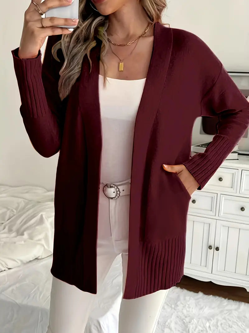 Flora | Women's Longline Relaxed Cozy Cardigan
