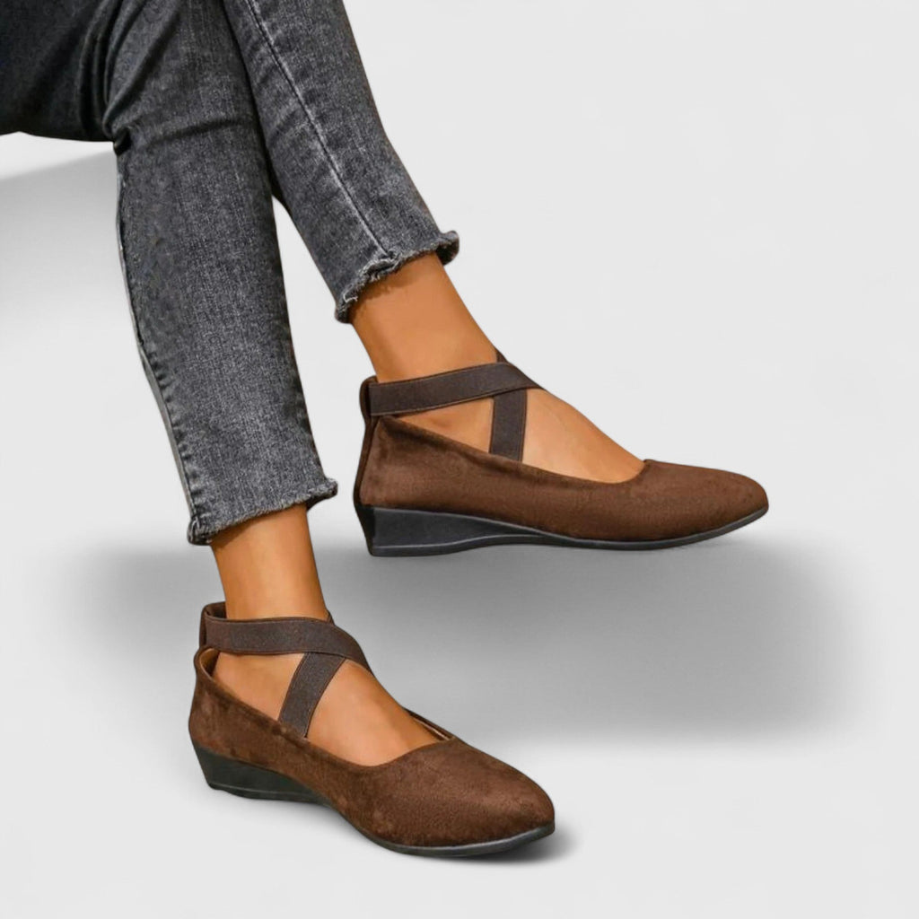 Finley | Orthopedic Cross-Strap Flat Sandals