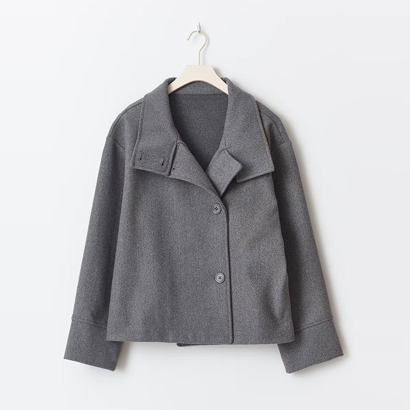 Maple | Oversized Button-Front Jacket