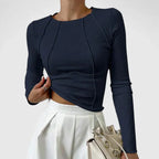 Greta | Longline Comfortable Long Sleeve Top
