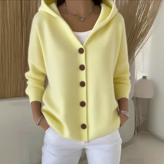 Teri | Hooded A-Line Cardigan