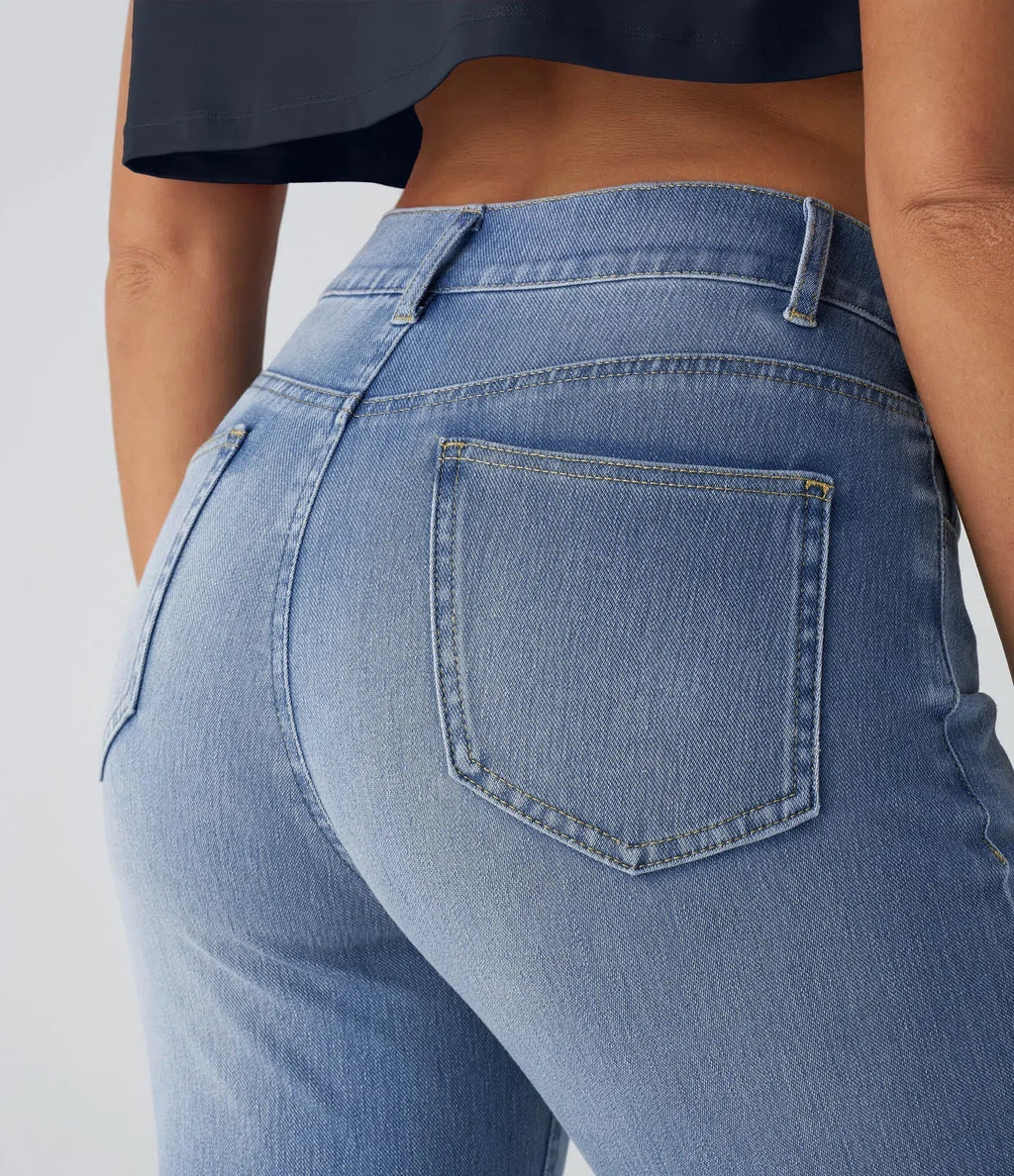 Blake | High-Waisted Comfortable Trousers with Pockets