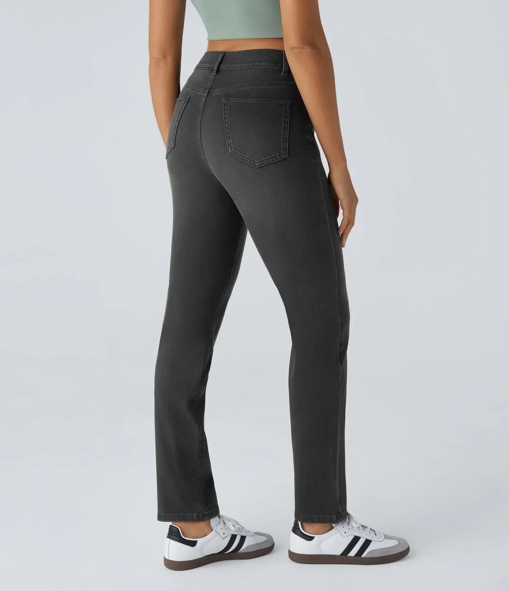 Blake | High-Waisted Comfortable Trousers with Pockets