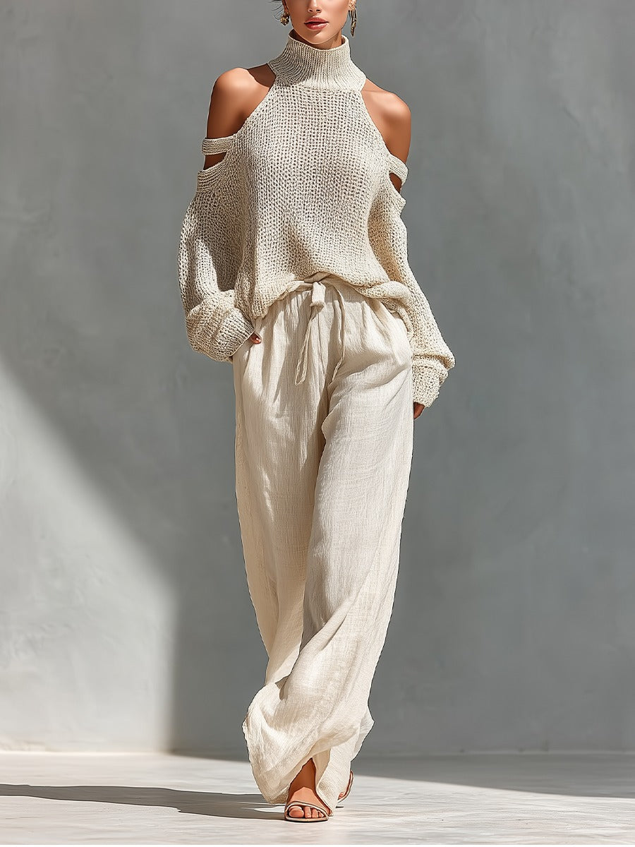 Cleo | Off-Shoulder Wide-Leg Set