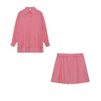 Wren | Women's Longline Stylish Shirt & Shorts Set