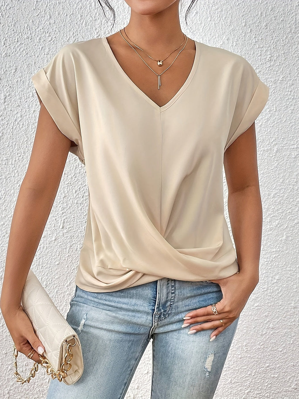 Bianca | Sweetheart Neck T-Shirt