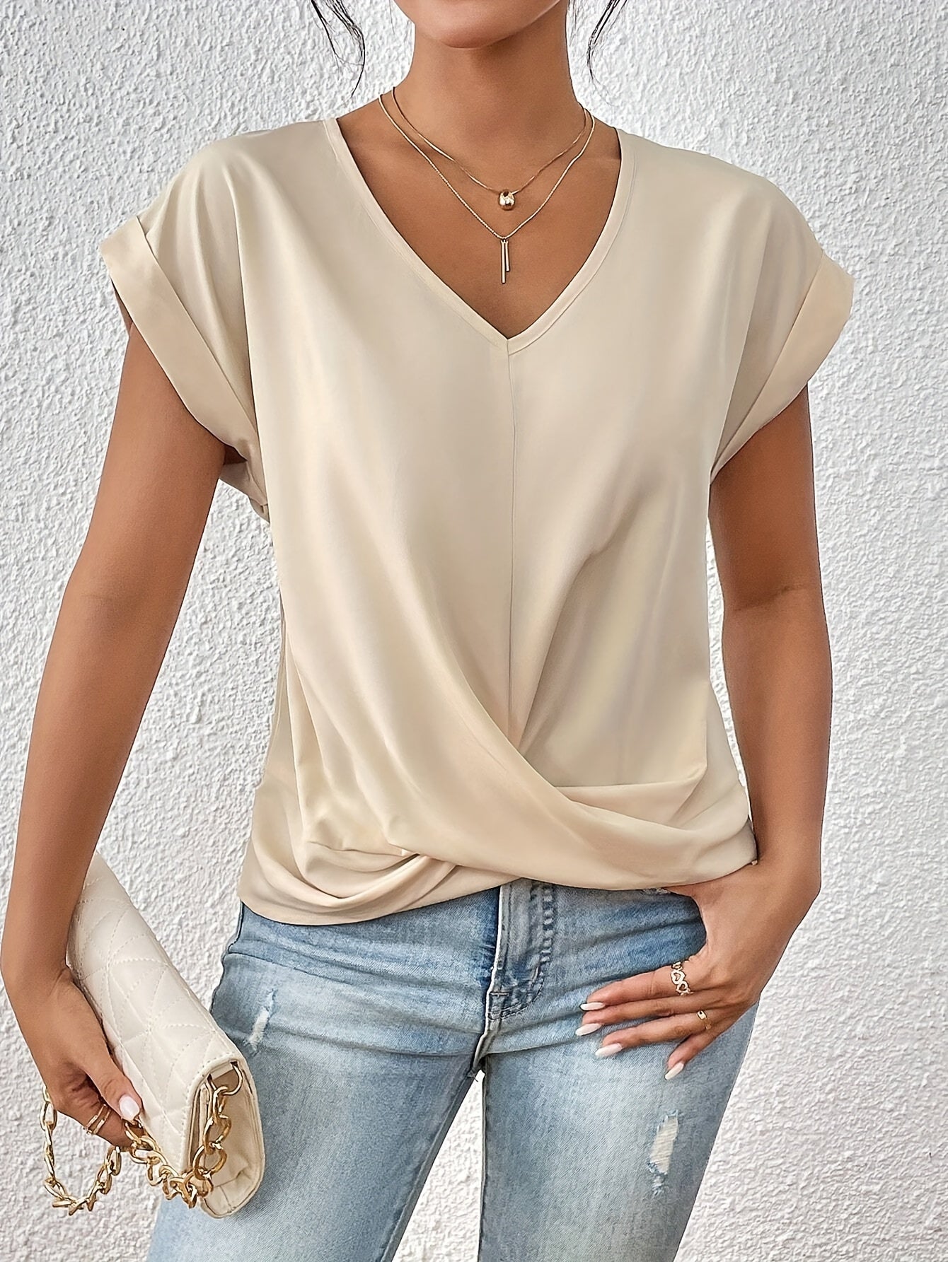 Bianca | Sweetheart Neck T-Shirt