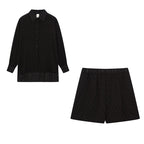 Wren | Women's Longline Stylish Shirt & Shorts Set