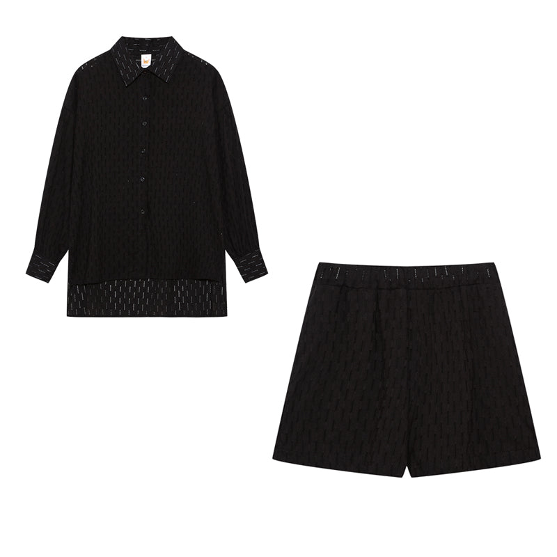 Wren | Women's Longline Stylish Shirt & Shorts Set
