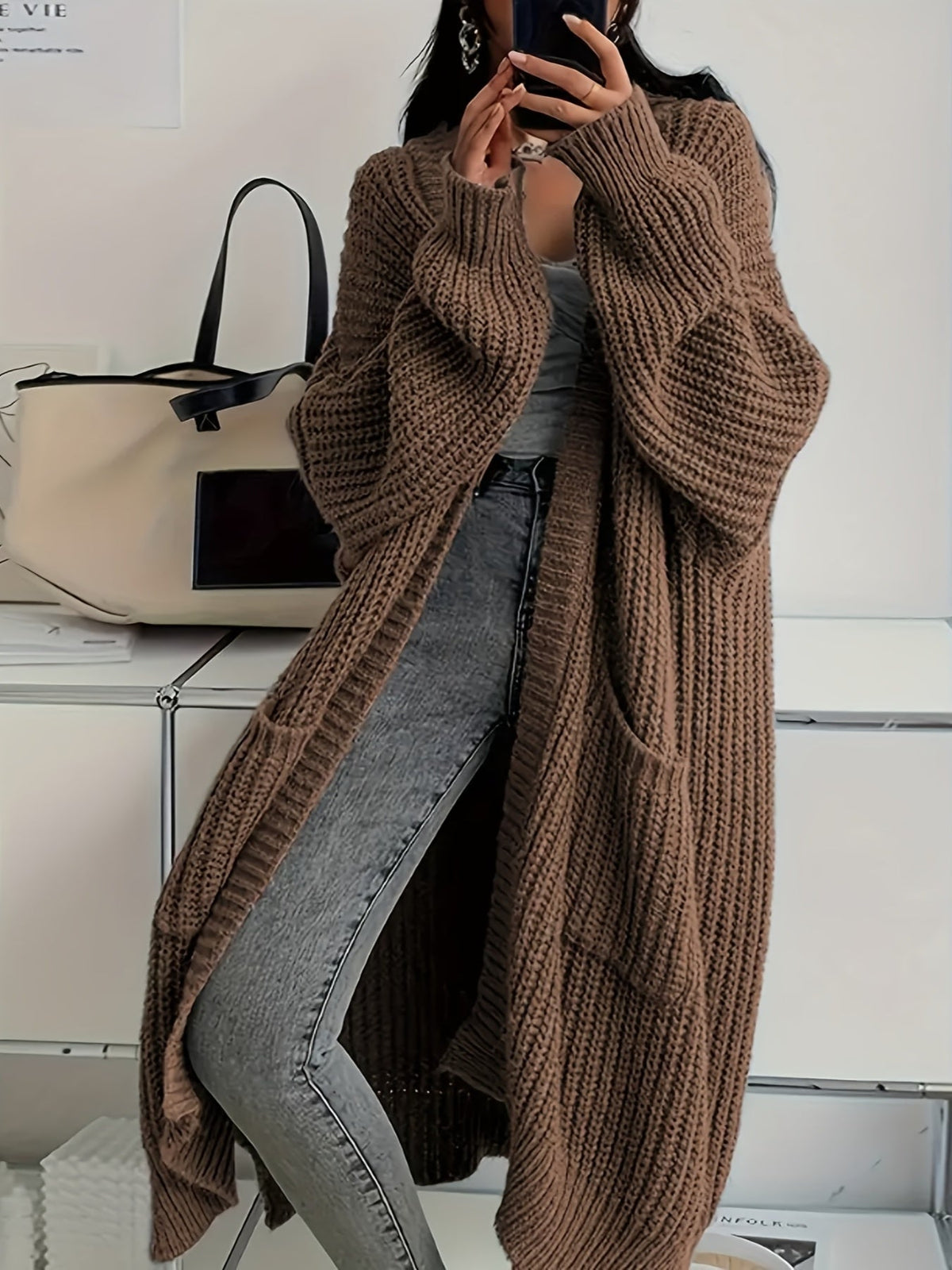 Halina | Warm Embrace Longline Cardigan