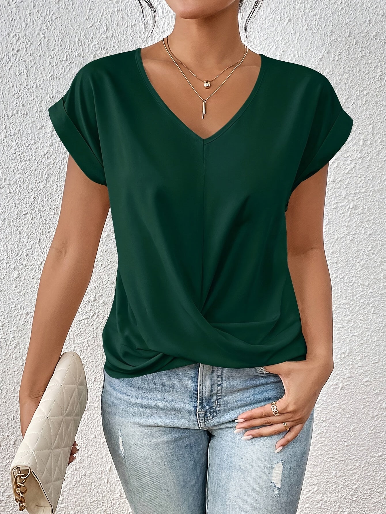 Bianca | Sweetheart Neck T-Shirt