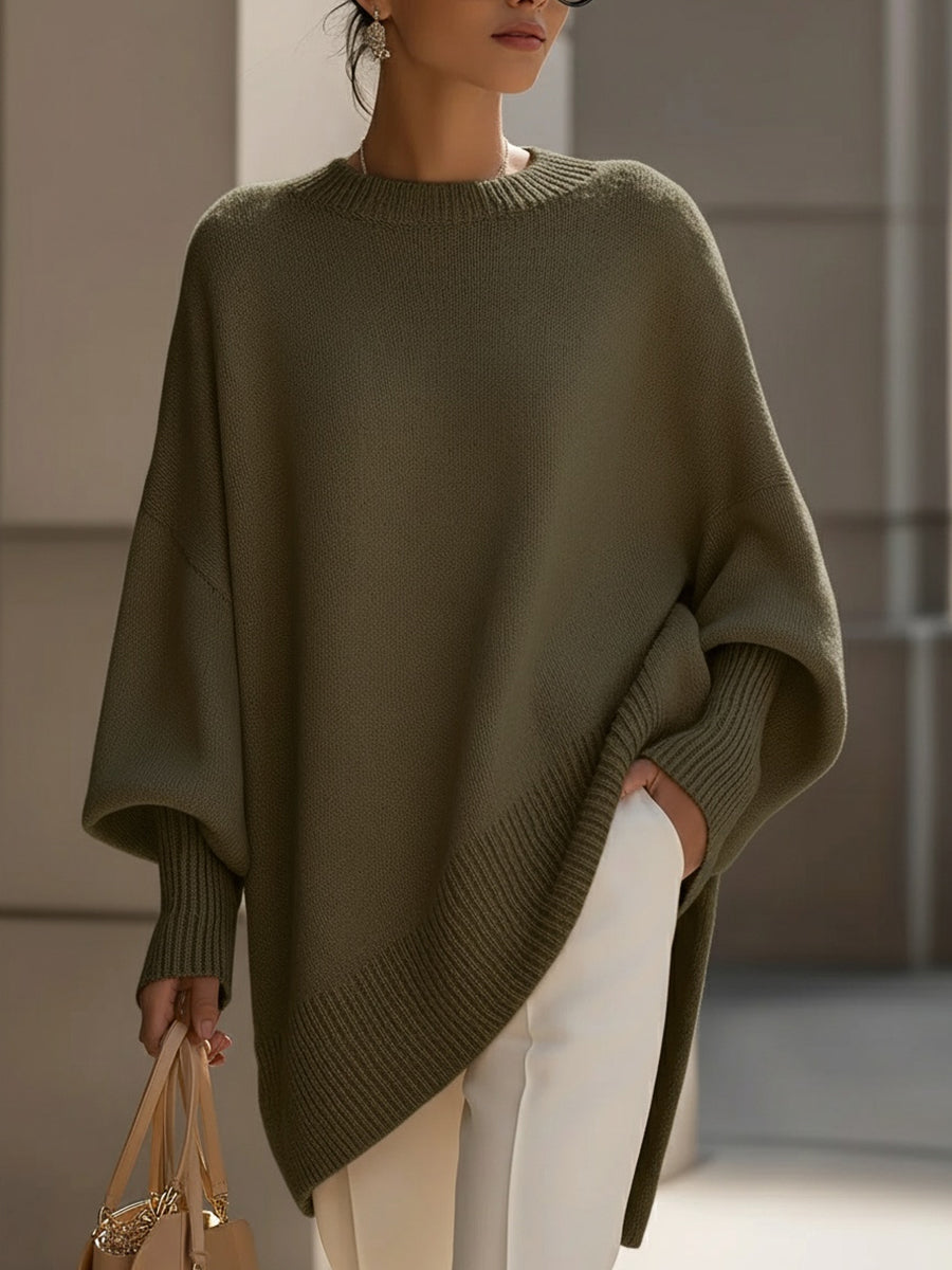 Jane | Oversized Ribbed Pullover