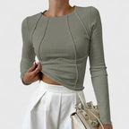 Greta | Longline Comfortable Long Sleeve Top
