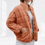 Estelle | Quilted Comfort Jacket with Round Neck