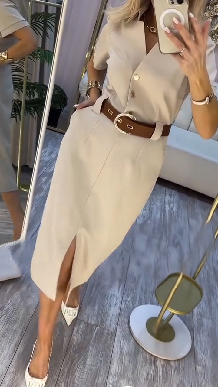 Elodie | Casual Layering Midi Dress