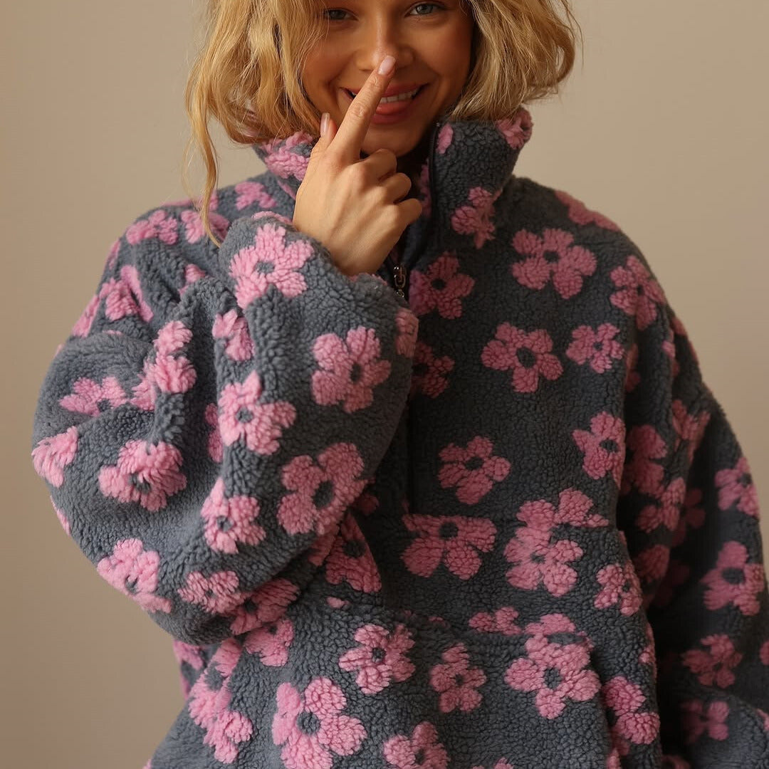 Blossom | Women's Relaxed Long Sleeve Hoodie