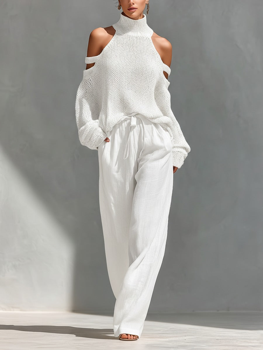Cleo | Off-Shoulder Wide-Leg Set
